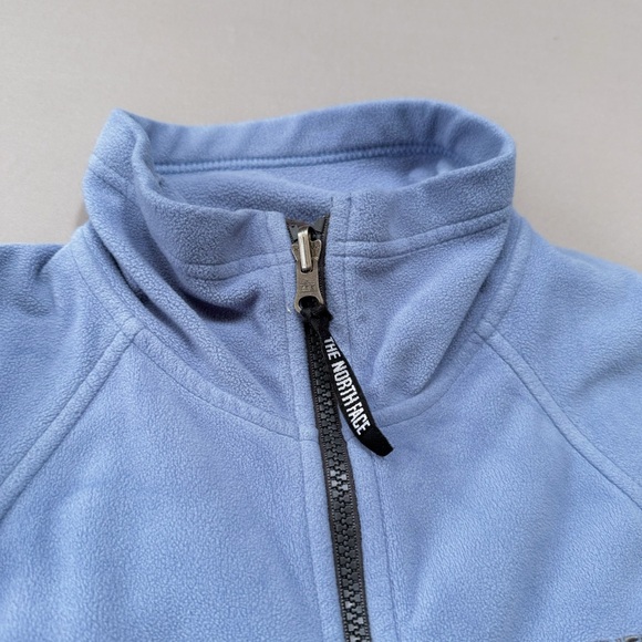 THE NORTH FACE periwinkle blue Wind Pro full zip fleece jacket, women’s M. - Picture 4 of 7
